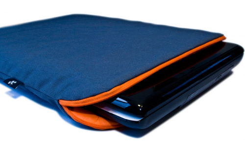 Blue Orange Laptop Sleeve