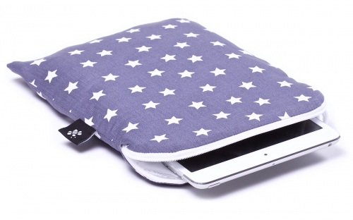 Grau Sternen iPad mini Hülle